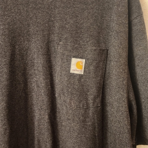 Carhartt Heathered Gray Loose Fit Shirt Mens XL - Picture 2 of 6